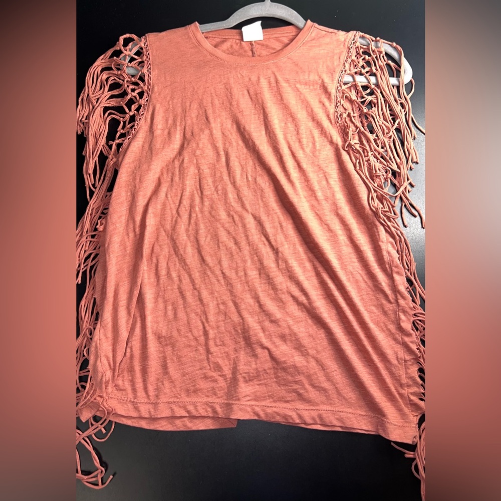 Tokyo Darling Sleeveless Top with Freyed sides Size XS EUC
